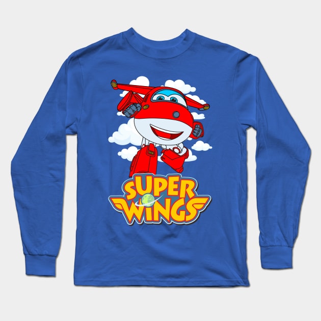 Super Wings Long Sleeve T-Shirt by Baby Kids Zone